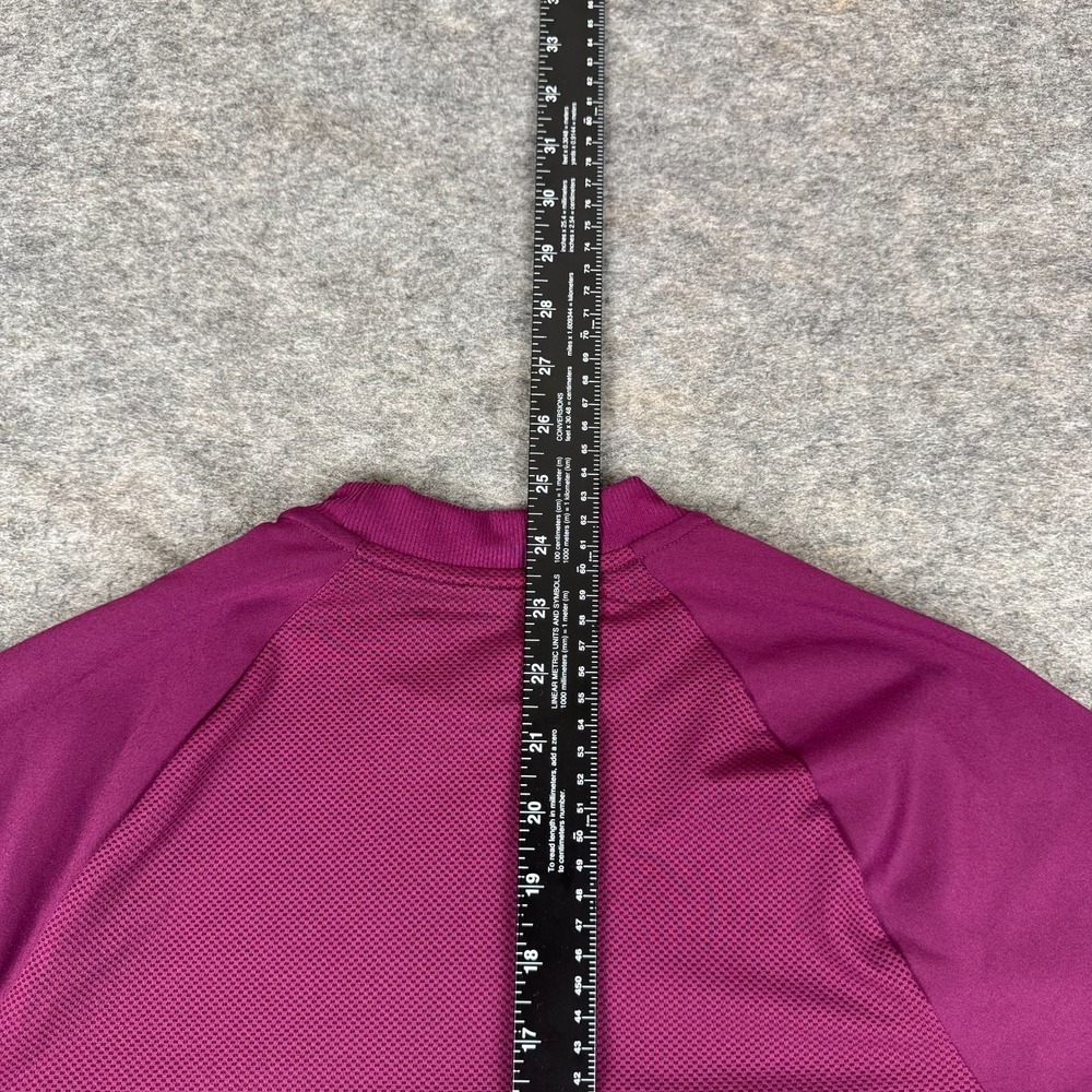Nike Air Running Midlayer Mesh Long Sleeve Top DM7545-610 Purple Womens Large L - Picture 9 of 10